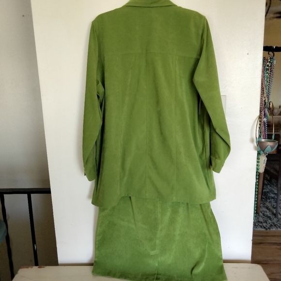 Vintage Avenue Complete Skirt Ensemble Lime Green 14/16 - Picture 2 of 13